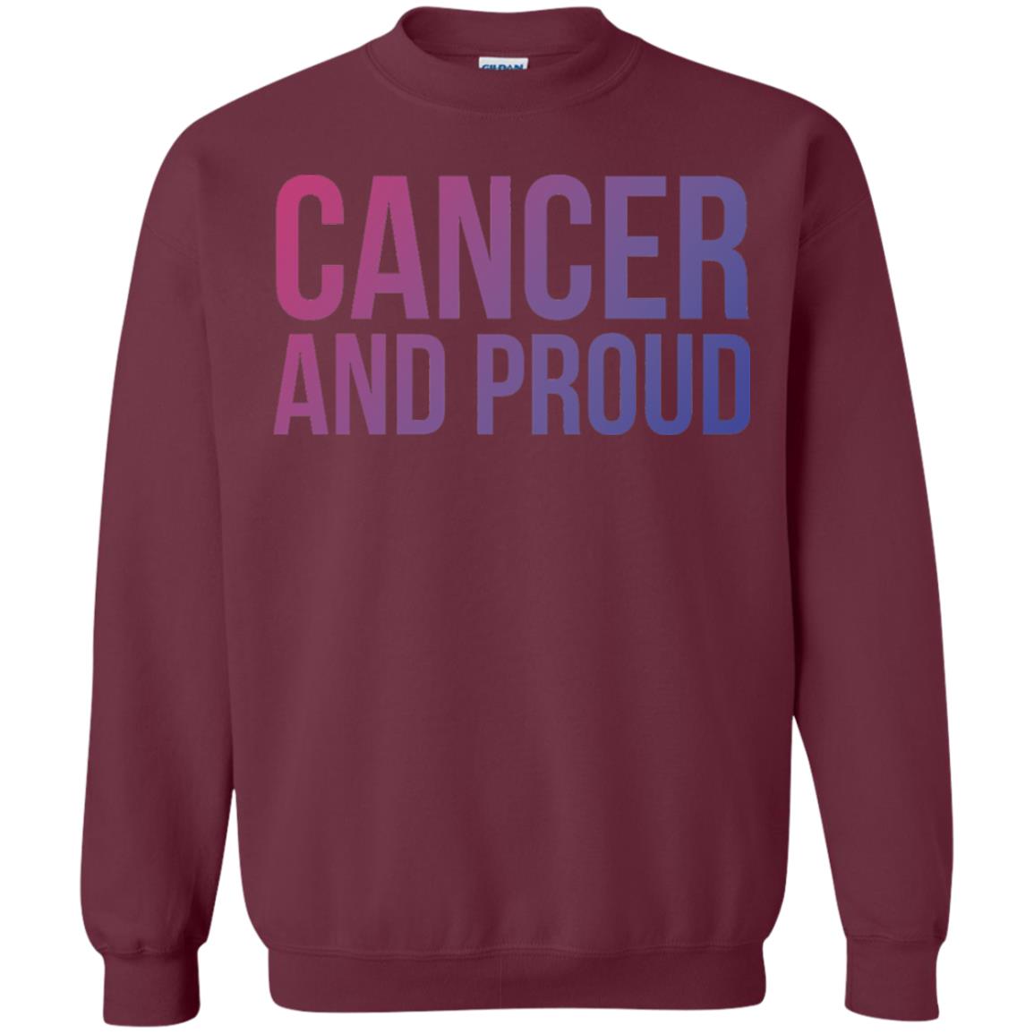 Cancer And Proud Lgbt Gear Bi Flag Gradient Shirt Maroon