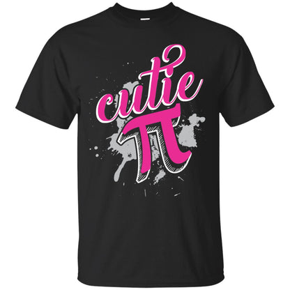 Cutie Pi Funny Math 3.14 Happy Pi Day T-shirt Black