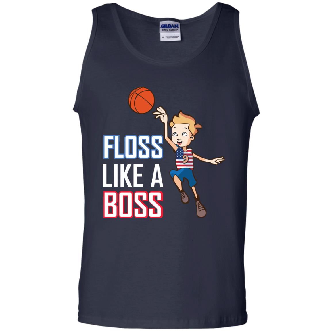Floss Like A Boss Shirt For Basketball Players Navy