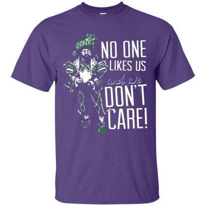 No One Likes Us We Don_t Care Philly Football Lover T-shirt Purple