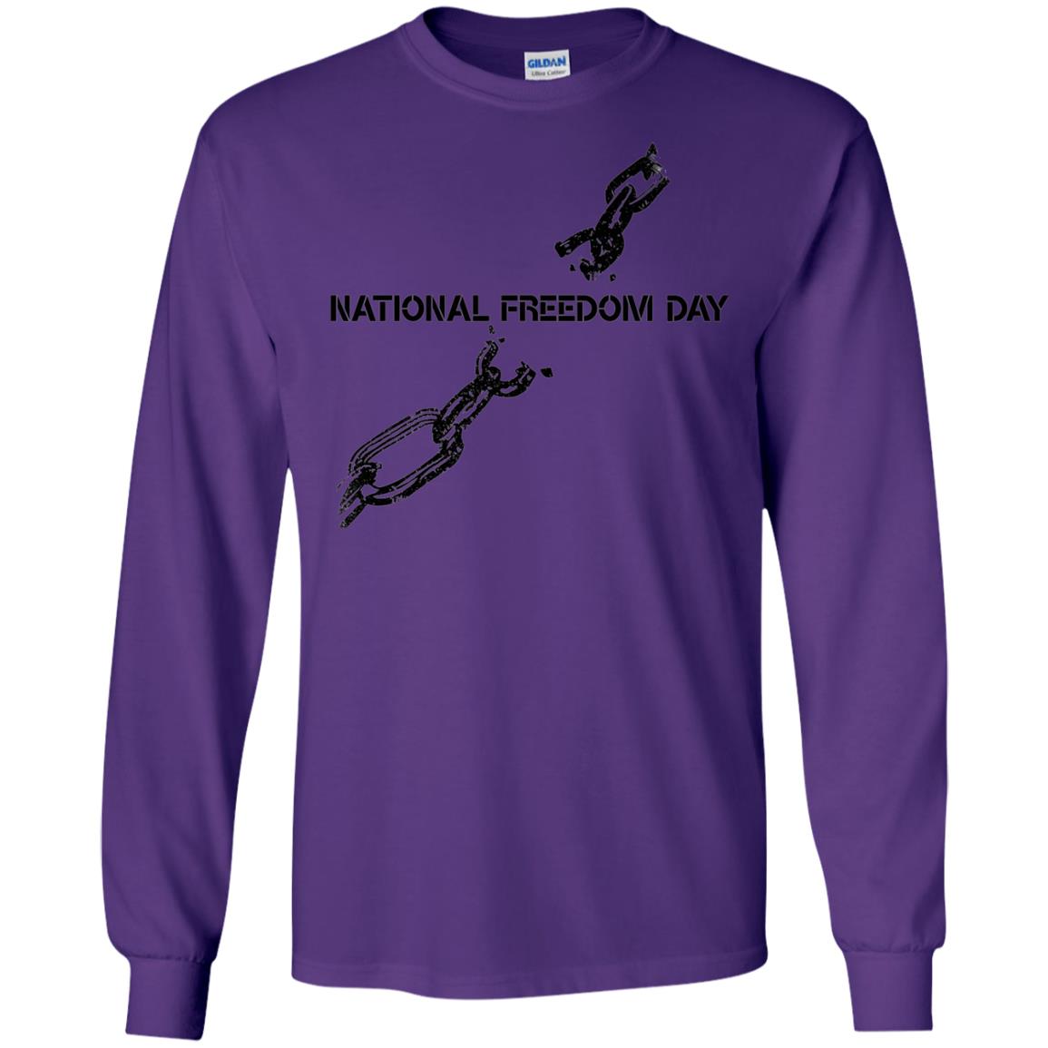 Veteran T-shirt National Freedom Day T-shirt Purple