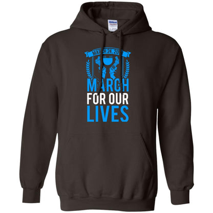 Anti Gun T-shirt March For Our Lives March 24 2018 Dark Chocolate