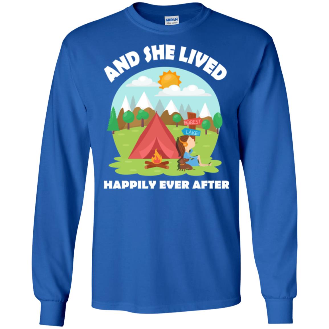 And She Lived Happily Ever After T-shirt Royal