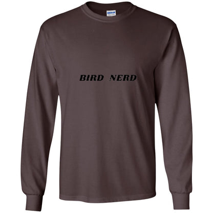 Bird Nerd Bird Watching T-shirt Dark Chocolate