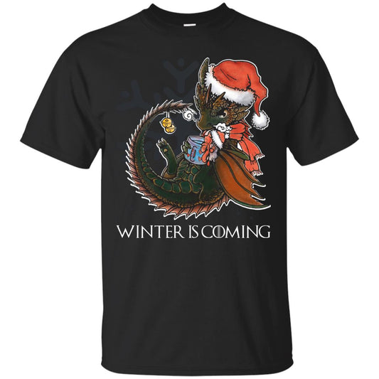 Winter Is Coming Christmas Shirt Black