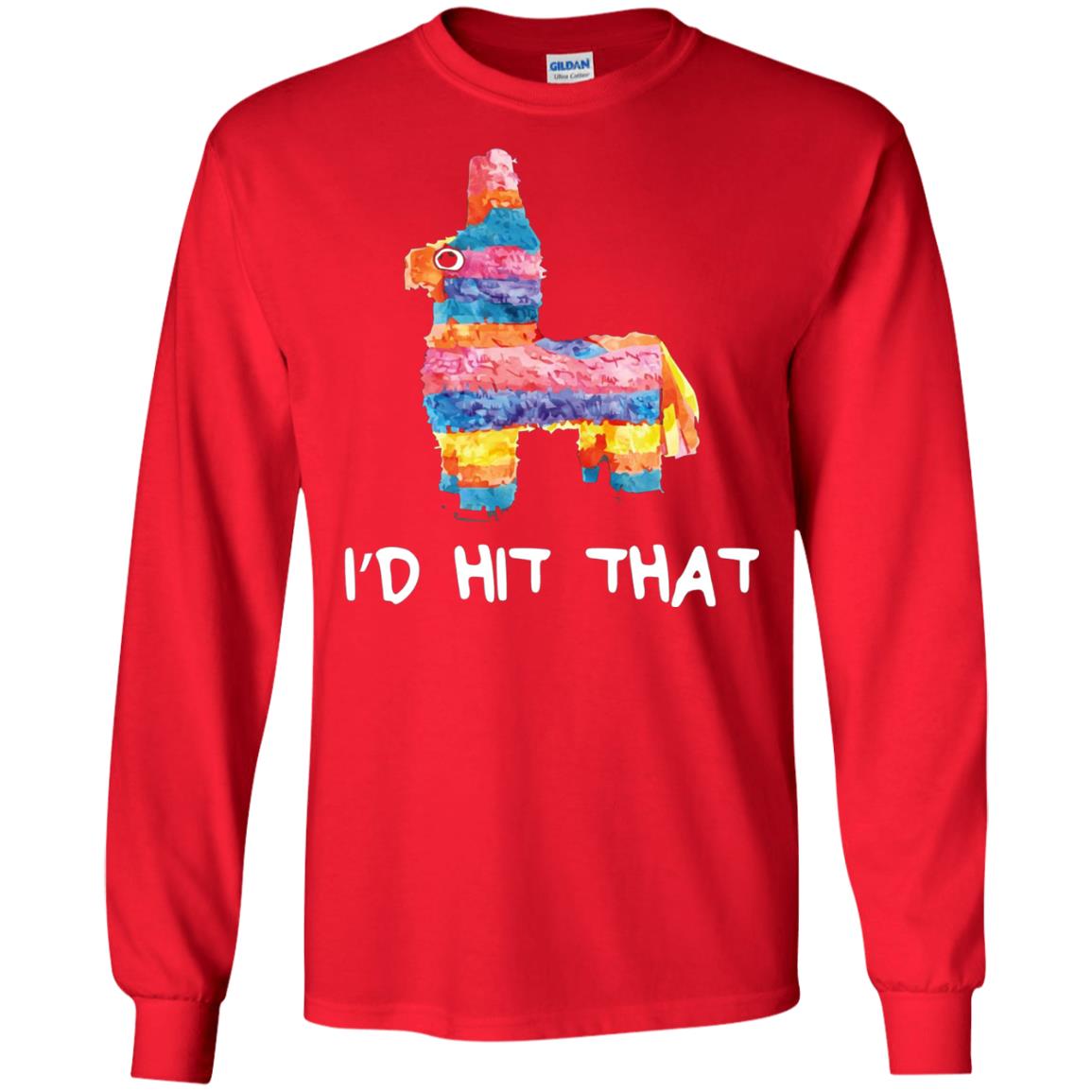 Cinco De Mayo Party Shirt Id Hit That Pinata Red