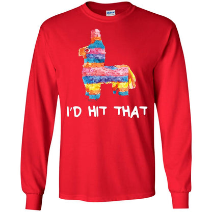 Cinco De Mayo Party Shirt Id Hit That Pinata Red