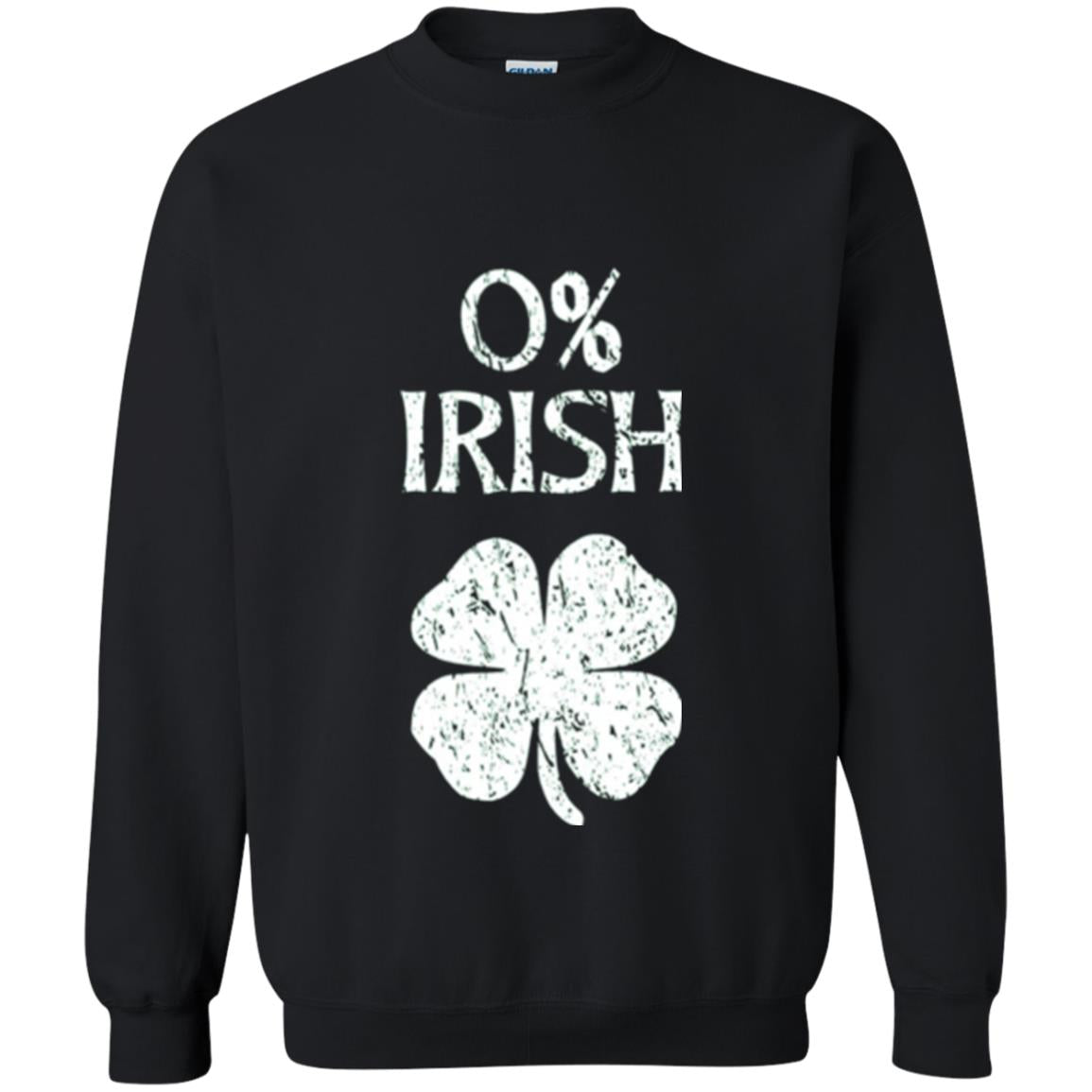 St. Patrick Day T-shirt Shamrocks 0_ Irish Vintage Black