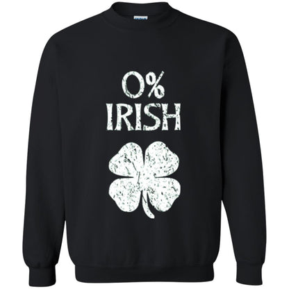 St. Patrick Day T-shirt Shamrocks 0_ Irish Vintage Black