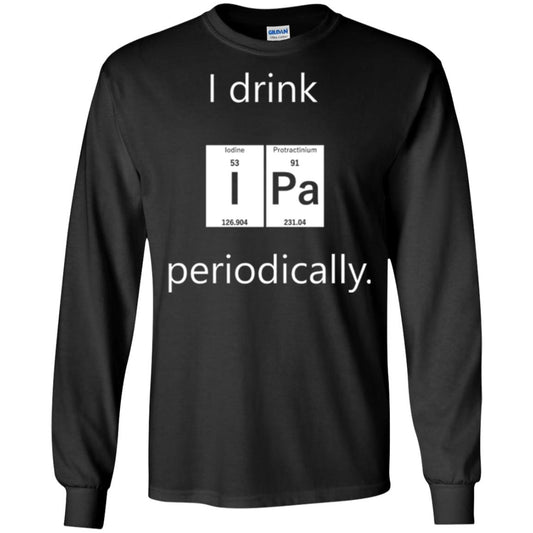 Chemistry T-shirt Drink Ipa Periodically Black