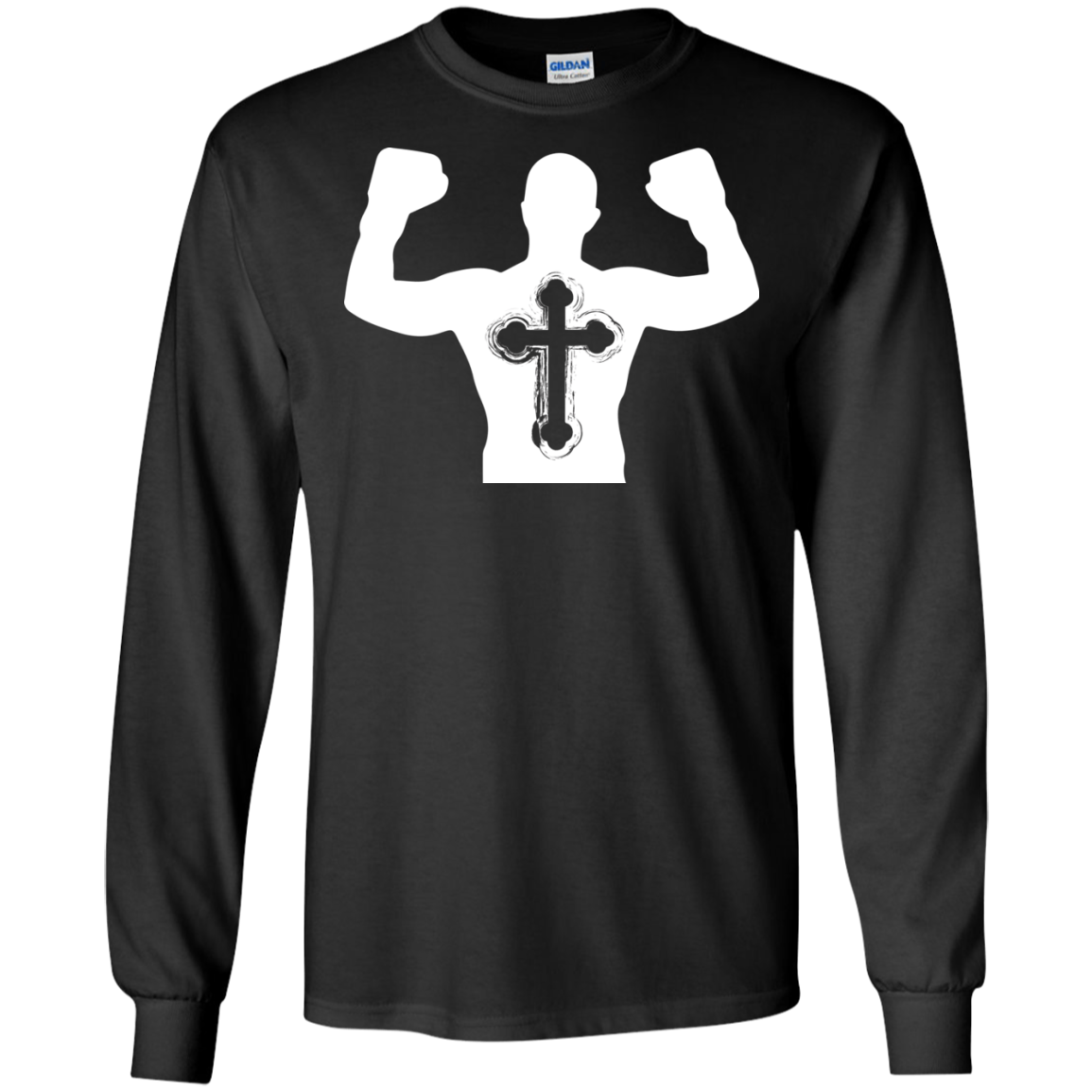 Christian Gym Exercise Workout T-shirt Black