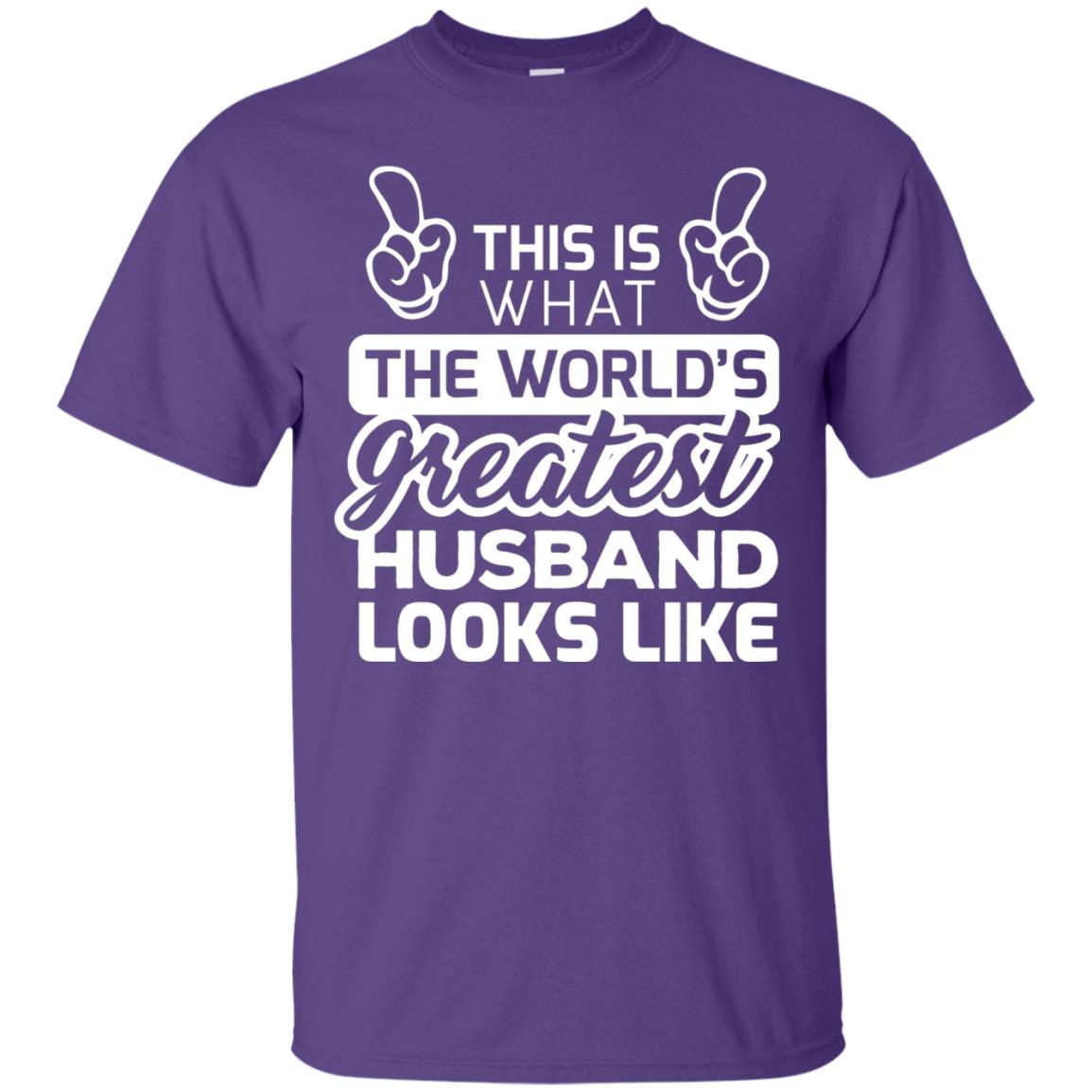 World_s Greatest Husband Best Husband Ever Looks Like T-shirt Purple