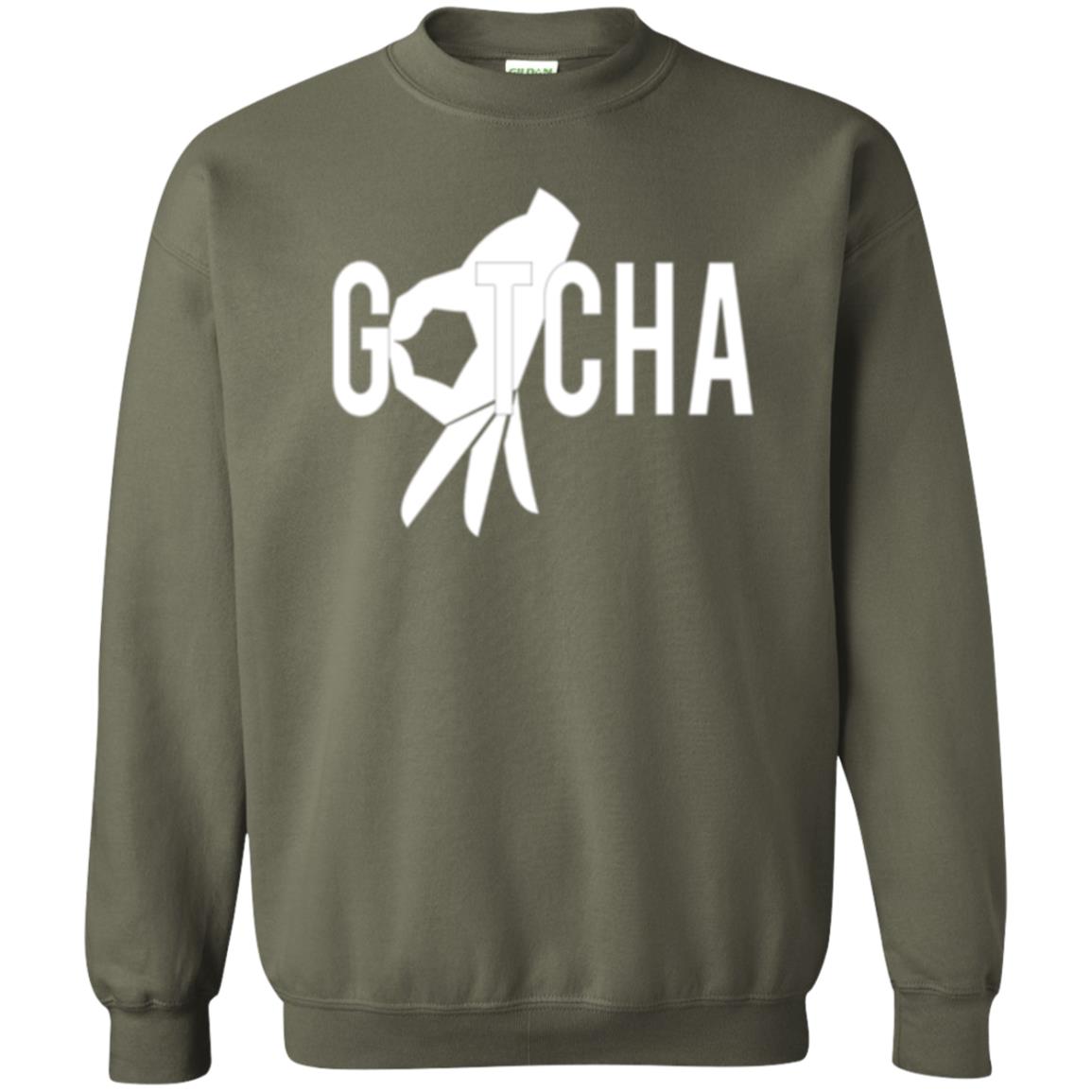 Gotcha Finger Circle Game T-shirt Military Green