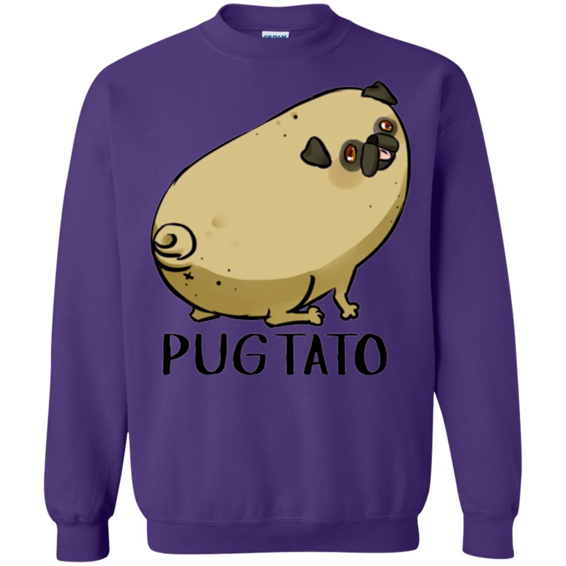 Dog Lovers T-shirt Pugtato Purple