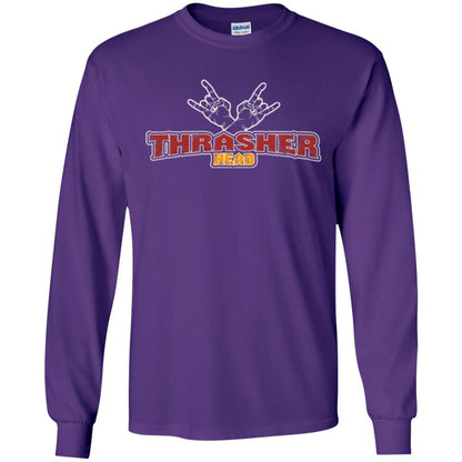 Thrasher Head T-shirt Purple