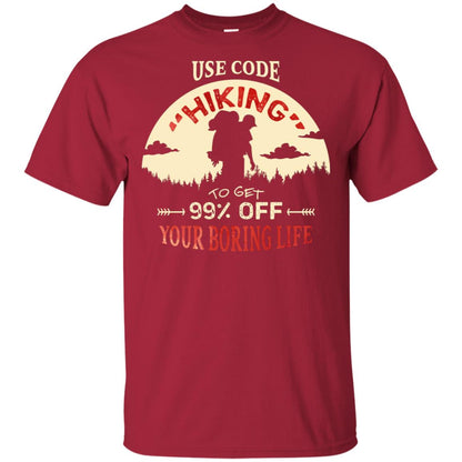 Use Code Hiking To Get 99% Off Your Boring Life Shirt Cardinal