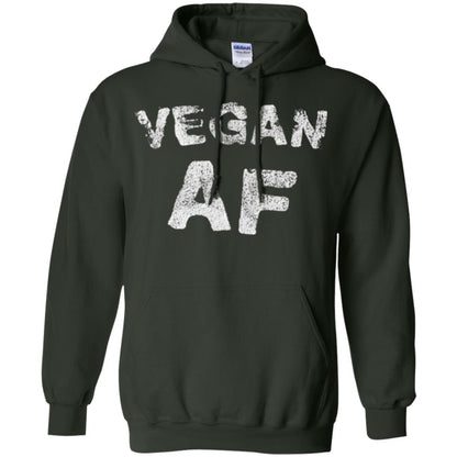 Vegetarian T-shirt Vintage Vegan Af T-shirt Forest Green