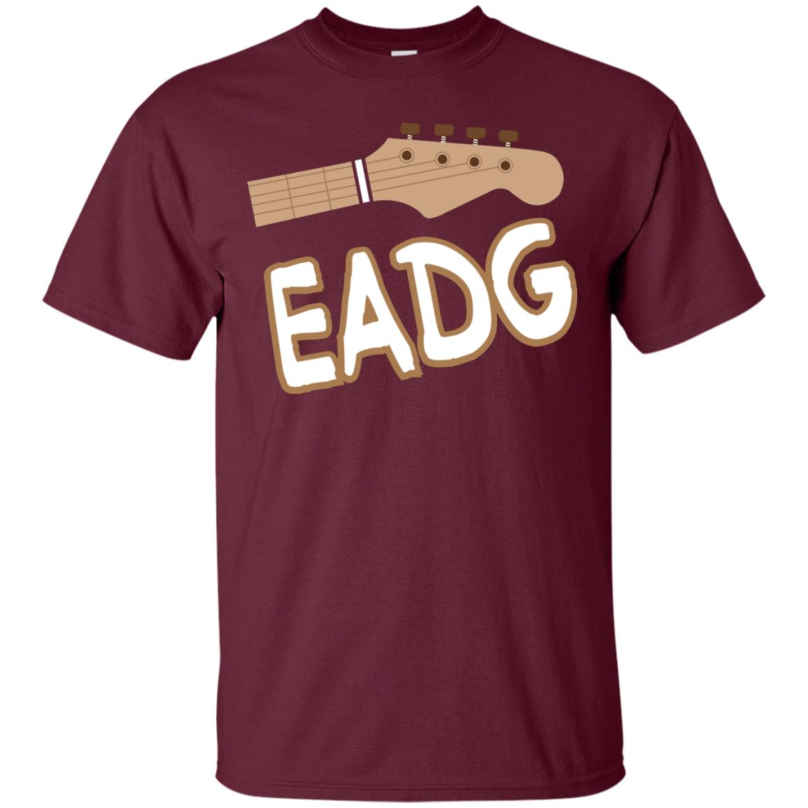 Eadg Bass Tuning Lover Shirt Maroon