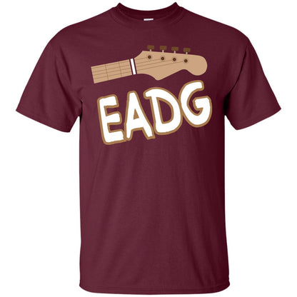 Eadg Bass Tuning Lover Shirt Maroon
