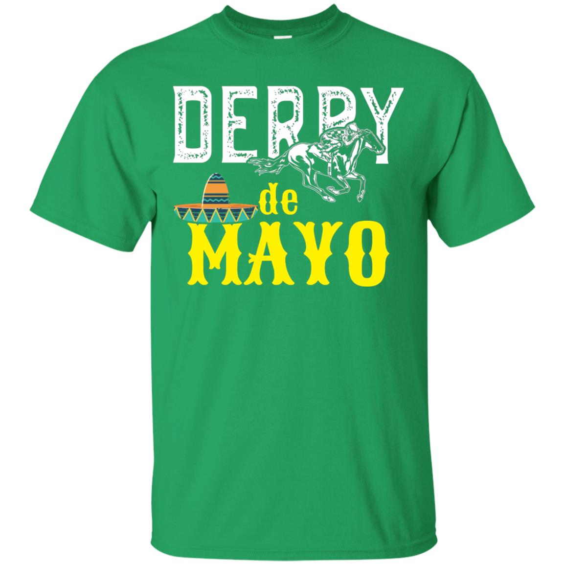 Cinco Derby De Mayo Horse Race Shirt Irish Green