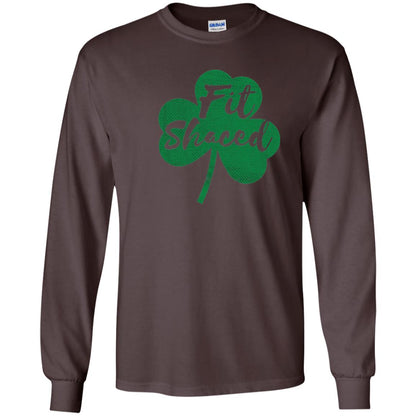 St Patricks Day T-shirt Drinking Fit Shaced Dark Chocolate