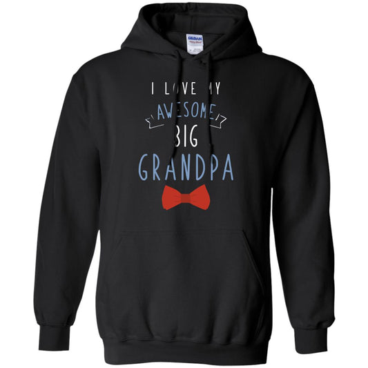 I Love My Awesome Big Grandpa Grandkid Grandson Granddaughter Shirt Black