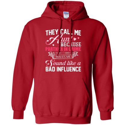 Aunt T-shirt They Call Me Aunt Red