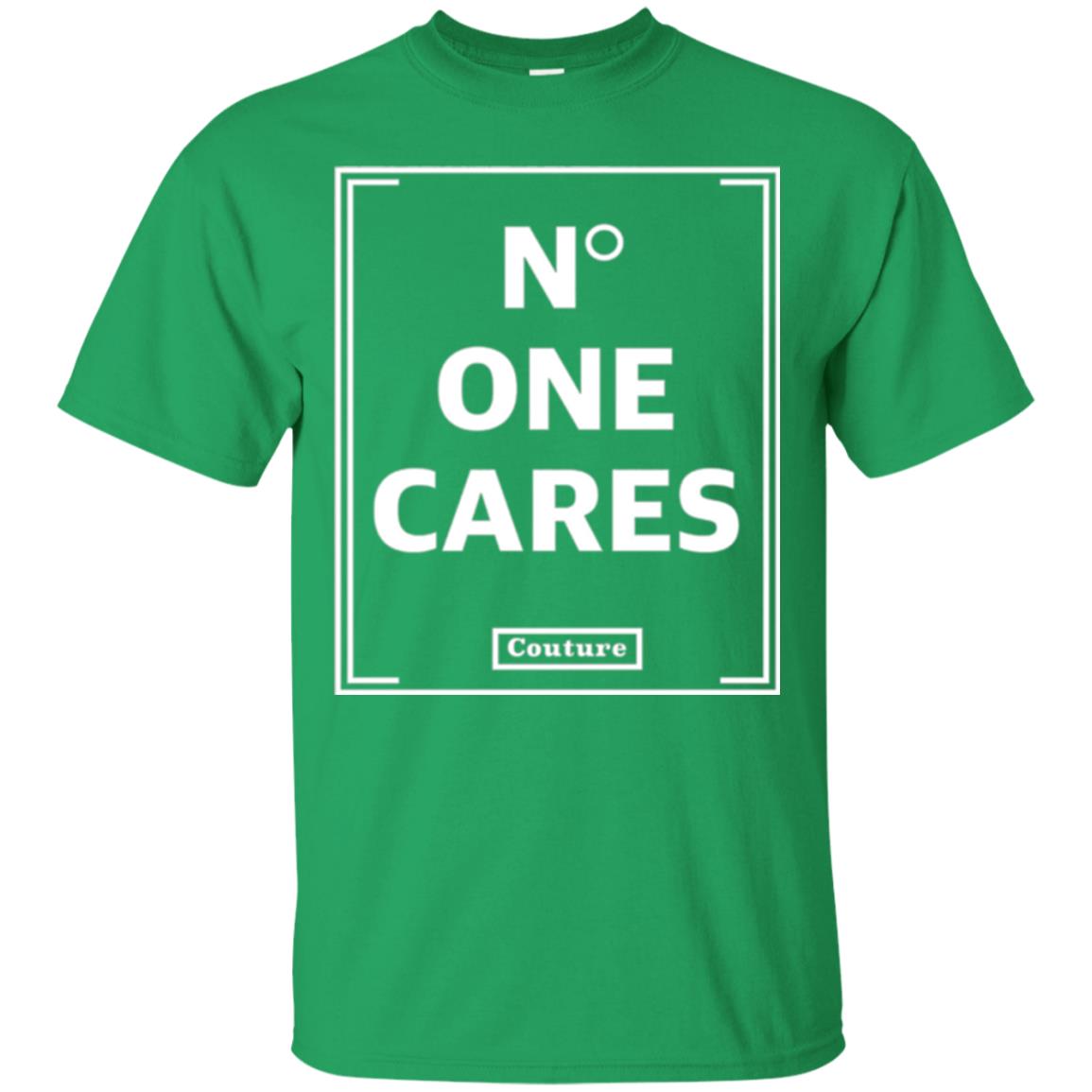 No One Cares Tops Cute Casual T-shirt Irish Green