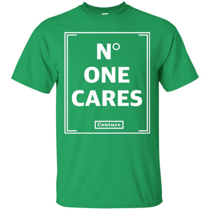 No One Cares Tops Cute Casual T-shirt Irish Green