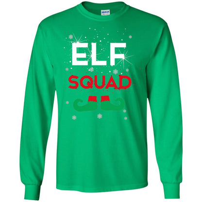 Christmas T-shirt Elf Squad Irish Green