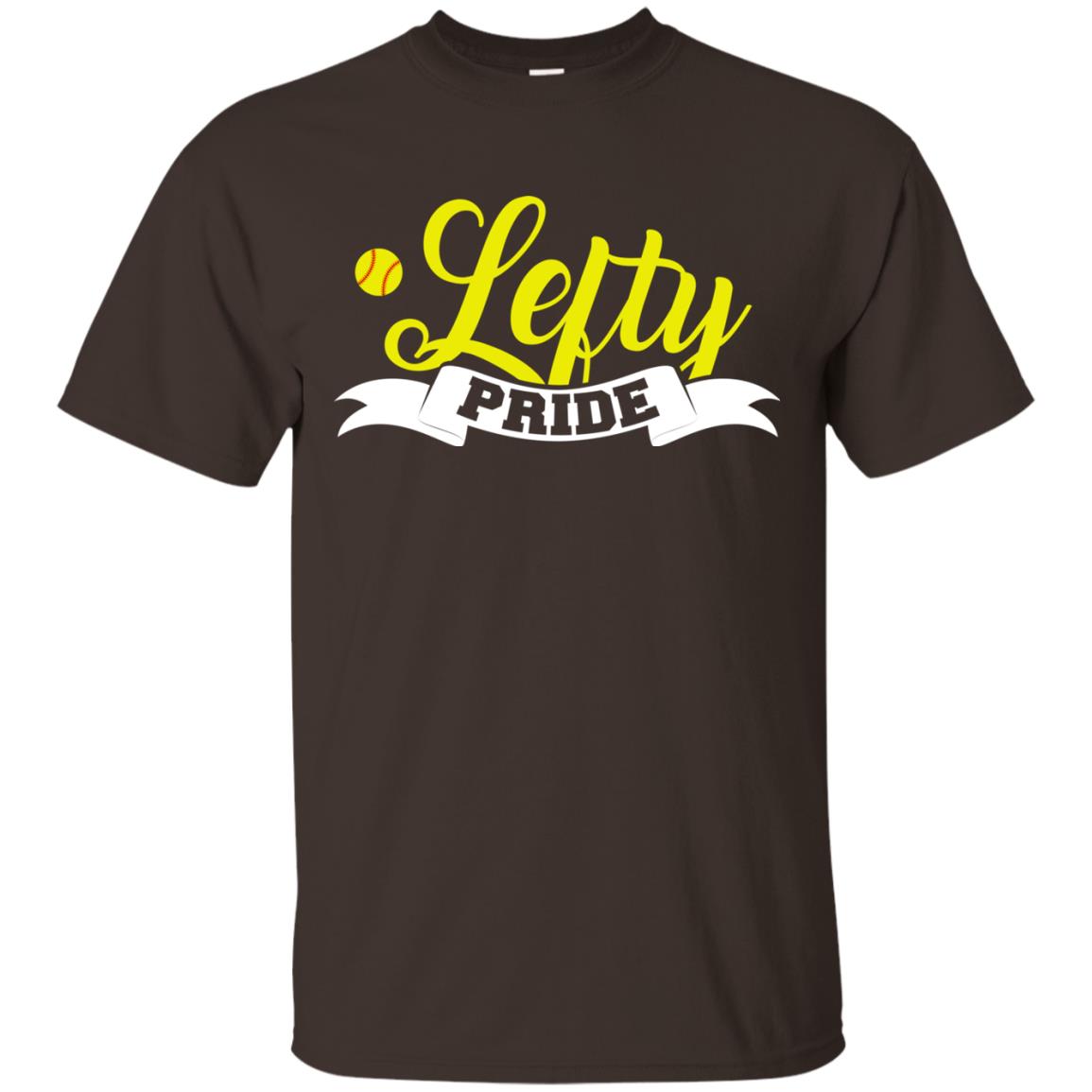 Lefty Pride Softball Shirt Dark Chocolate