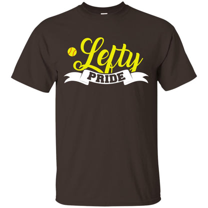 Lefty Pride Softball Shirt Dark Chocolate