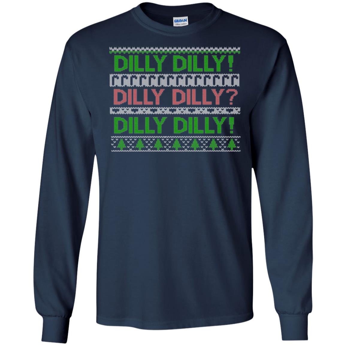 Christmas T-shirt Dilly Dilly Navy