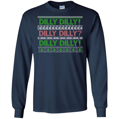 Christmas T-shirt Dilly Dilly Navy