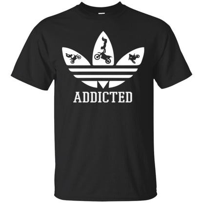 Motocross T-shirt Addicted Dirt Bike Black