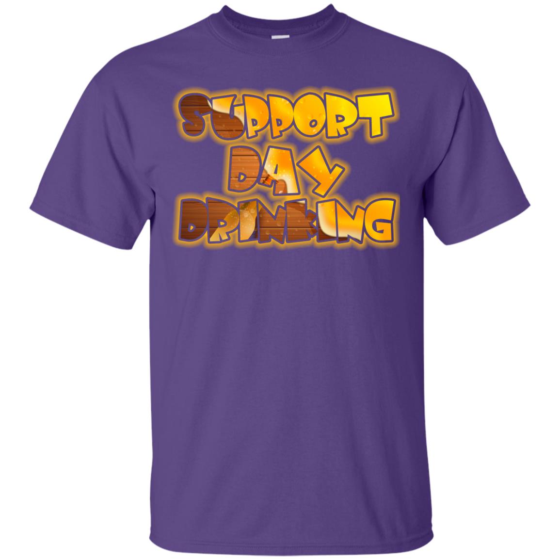Saint Patrick's Day T-shirt Support Day Drinking Purple
