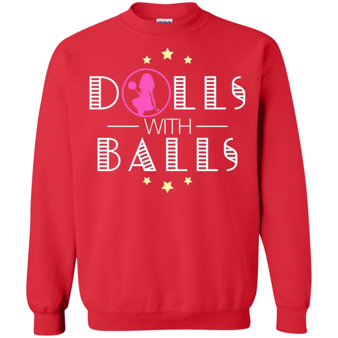 Bowling Lover T-shirt Dolls With Balls T-shirt Red