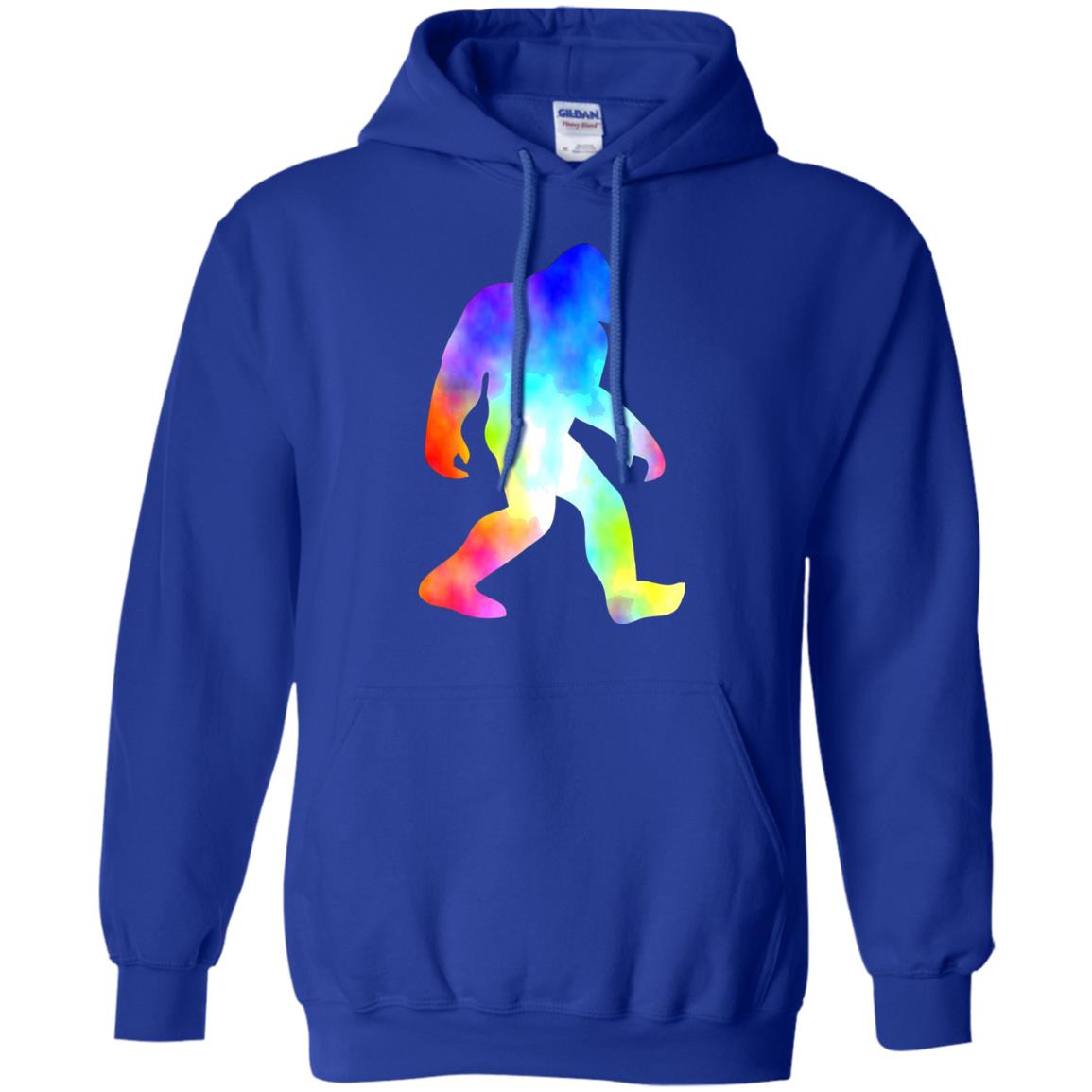 Bigfoot Sasquatch Neon T-shirt Royal