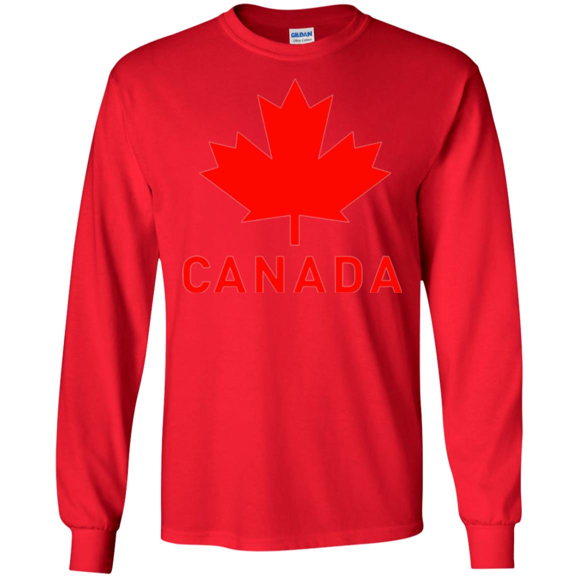 Canada Flag T-shirt Vintage Canada Flag Eh Team Red