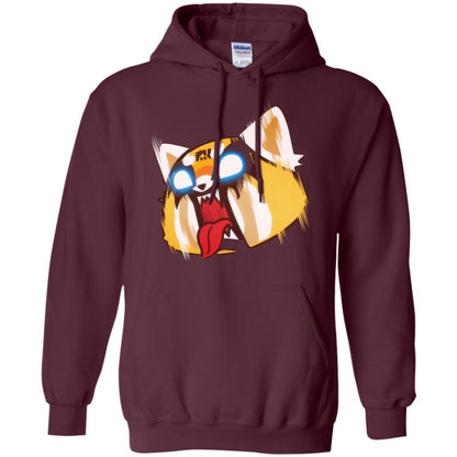 Aggretsuko Screaming Rage Tee Shirt Maroon