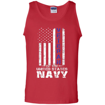 Us Navy Veteran T-shirt Red