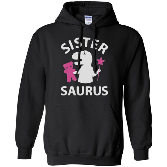 Teestars Sister Saurus T-shirt Black