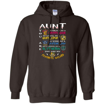 Aunt My Favorite Wizard Harry Potter Fan T-shirtG185 Gildan Pullover Hoodie 8 oz.