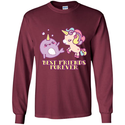 Cute Kawaii T-shirt Bff Best Friends Forever Maroon