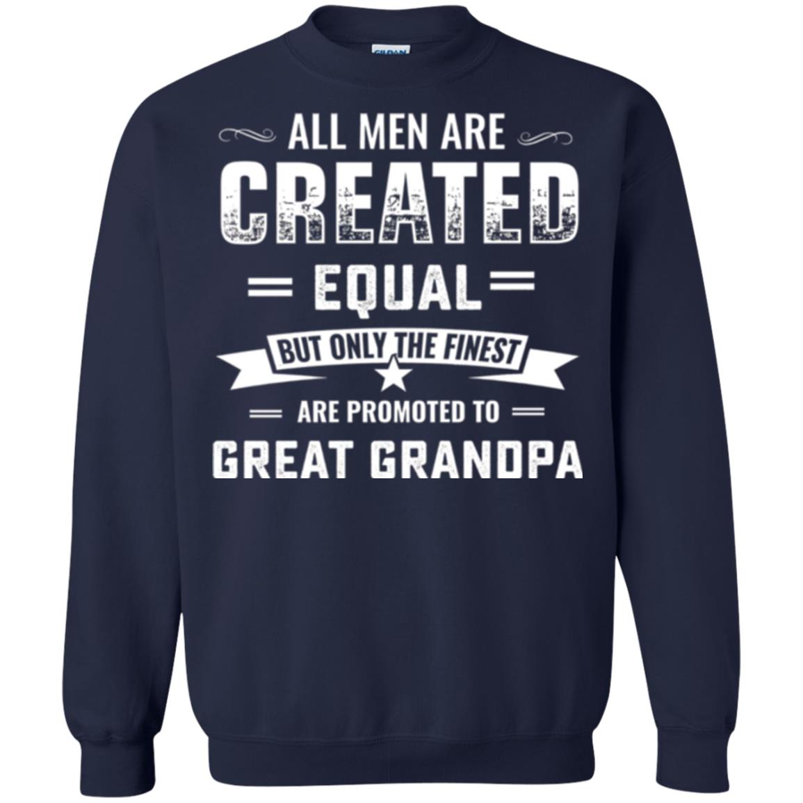 Papa T-shirt All Men Are Created Equal Navy