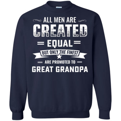 Papa T-shirt All Men Are Created Equal Navy