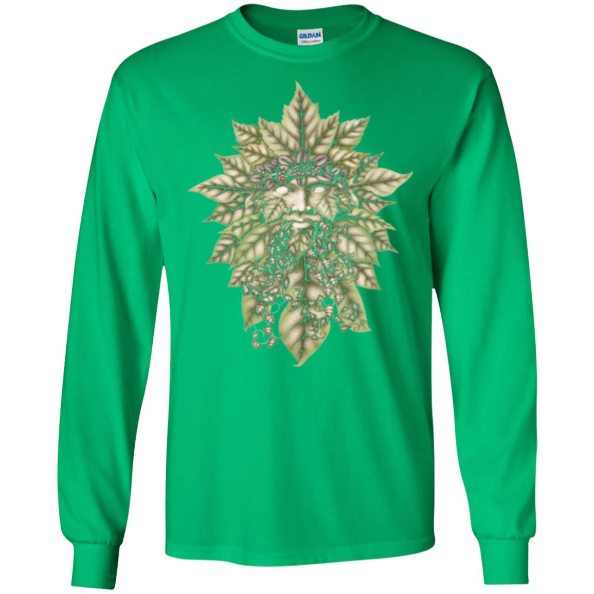 Greenman Green Man Festival T-shirt Irish Green