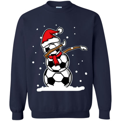 Christmas T-shirt Dabbing Snowman Ball Navy