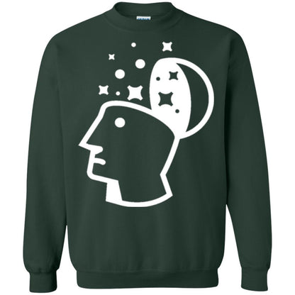 Look Into His Head Creative Thinking T-shirt Forest Green