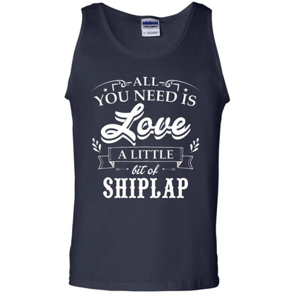 All You Need Is Love A Little Bit Of Shiplap Fixer-upper T-shirt Navy